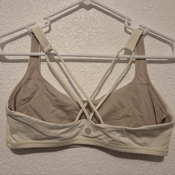 Lululemon Free To Be Bra - Size: 10 Yellow / Very Light Green Color - Picture 2 of 6